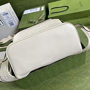 GUCCI GG embossed backpack White leather 658579  - 2