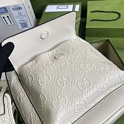 GUCCI GG embossed backpack White leather 658579  - 5
