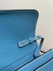 HERMES Constance Long Wallet Leather Epsom Blue E7098875 20cm - 5