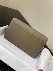 HERMES Constance Long Wallet Leather Epsom elephant gray E7098875 20cm - 4