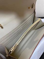 HERMES Constance Long Wallet Leather Epsom White E7098875 20cm - 4