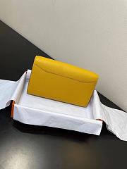 HERMES Constance Long Wallet Leather Epsom Yellow E7098875 20cm - 6