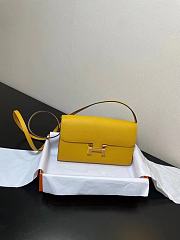 HERMES Constance Long Wallet Leather Epsom Yellow E7098875 20cm - 4