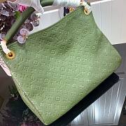 LOUIS VUITTON ARTSY MM Monogram Empreinte Army Green M43876 47cm  - 2