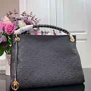 LOUIS VUITTON ARTSY MM Monogram Empreinte Black M52731 47cm  - 1