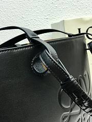 LOEWE Anagram Tote in classic calfskin Black 10933 30cm  - 3