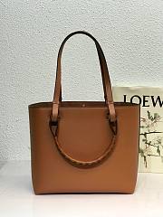 LOEWE Anagram Tote in classic calfskin Tan 10933 30cm  - 4