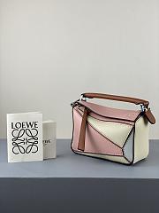 LOEWE Mini Puzzle bag in classic calfskin Blossom 32230U 18x12.5x8cm  - 4