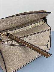LOEWE Mini Puzzle bag in classic calfskin Gray 32230U - 6