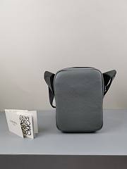 LOEWE XS Military Crossbody in soft grained calfskin Anthracite - 4