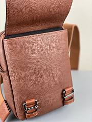 LOEWE XS Military Crossbody in soft grained calfskin Cognac - 2