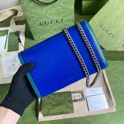 GUCCI Dionysus Mini bag Blue leather with Turquoise 401231 20cm - 3