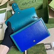 GUCCI Dionysus Mini bag Blue leather with Turquoise 401231 20cm - 2