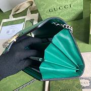 GUCCI Dionysus Mini bag Green leather 401231 20cm - 5