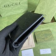 GUCCI GG embossed Wallet Black 625562 12cm - 5
