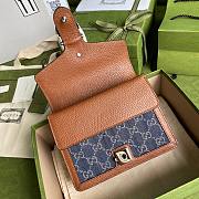 GUCCI Dionysus mini bag Denim Blue and Ivory GG 421970 20cm - 5