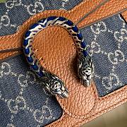 GUCCI Dionysus mini bag Denim Blue and Ivory GG 421970 20cm - 6