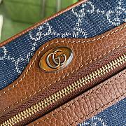 GUCCI Ophidia mini bag Denim Blue and Ivory GG 517350 17.5cm - 2