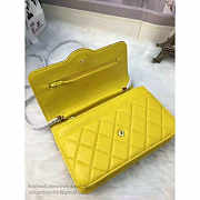 Chanel Lambskin Mini Chain WALLET Light Yellow A81023 19.5cm - 5