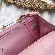 Chanel Lambskin Mini Chain WALLET Pink A81024 19.5cm - 2