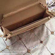 Chanel Lambskin Mini Chain WALLET Beige A81024 19.5cm - 3