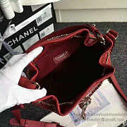 Chanel Calfskin Bucket Bag Red A93597 27cm - 3
