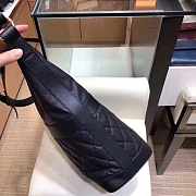 Chanel hippie shoulder bucket bag black 36cm  - 2