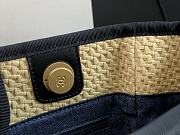 CHANEL Woven Beach Bag Sand 38cm - 5