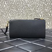 VALENTINO Garavani Clutch V-shaped buckle Black 060# 24.5cm - 4