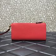 VALENTINO Garavani Clutch V-shaped buckle Red 060# 24.5cm - 5