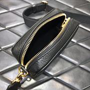 VALENTINO Garavani Dark vintage gold tone Zipper Black 0954# 16cm - 3