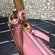 VALENTINO Garavani Mini Vlogo Hobo Bag Pink 0707# 20cm - 6