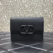 VALENTINO Garavani VRING chain wallet Black 069# 17.5cm - 5