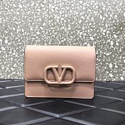 VALENTINO Garavani VRING chain wallet Nude 069# 17.5cm - 1
