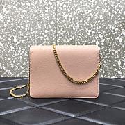 VALENTINO Garavani VRING chain wallet Nude 069# 17.5cm - 2