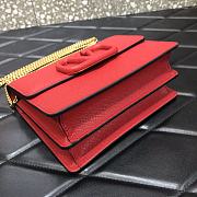 VALENTINO Garavani VRING chain wallet Red 069# 17.5cm - 6