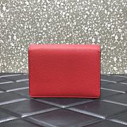 VALENTINO Garavani VRING chain wallet Red 069# 17.5cm - 5