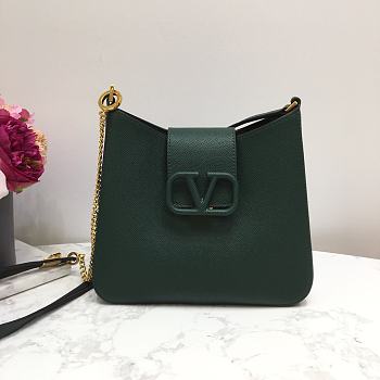 VALENTINO VSing Shoulder Bag Mallard Green 0802# 24cm