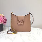 VALENTINO VSing Shoulder Bag Nude 0802# 24cm - 1