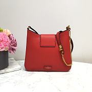 VALENTINO VSing Shoulder Bag Red 0802# 24cm - 3