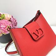 VALENTINO VSing Shoulder Bag Red 0802# 24cm - 4