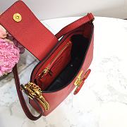 VALENTINO VSing Shoulder Bag Red 0802# 24cm - 5