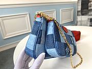 LOUIS VUITTON Multi Pochette Accessories Denim Canvas M44990 24cm - 3
