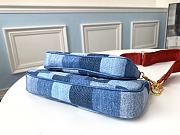 LOUIS VUITTON Multi Pochette Accessories Denim Canvas M44990 24cm - 4