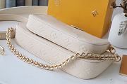 LOUIS VUITTON Multi Pochette Accessories Creme M80447 24cm - 3