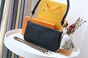 LOUIS VUITTON Multi Pochette Accessories Black M80399 24cm - 6