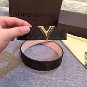 LOUIS VUITTON Belt Brown 9021 30mm - 3