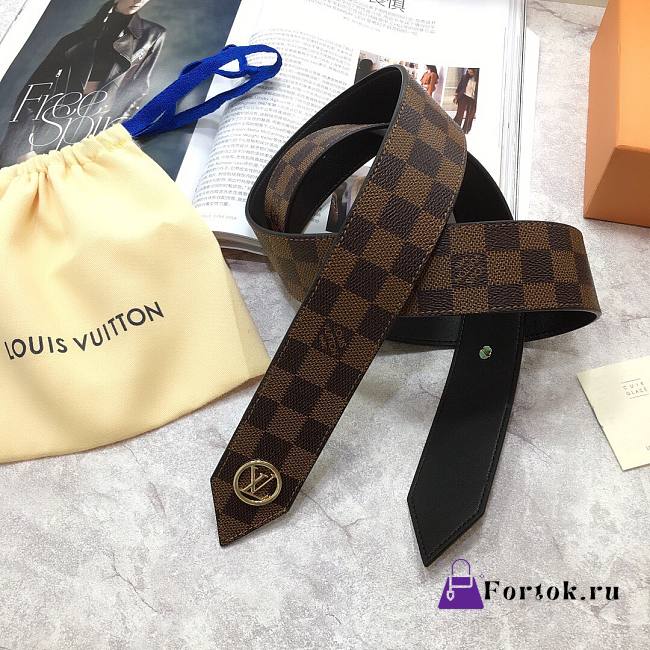 LOUIS VUITTON Monogram Belt Brown 7580 40mm - 1