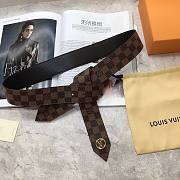 LOUIS VUITTON Monogram Belt Brown 7580 40mm - 6
