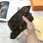 LOUIS VUITTON Monogram Belt Brown 7580 40mm - 5